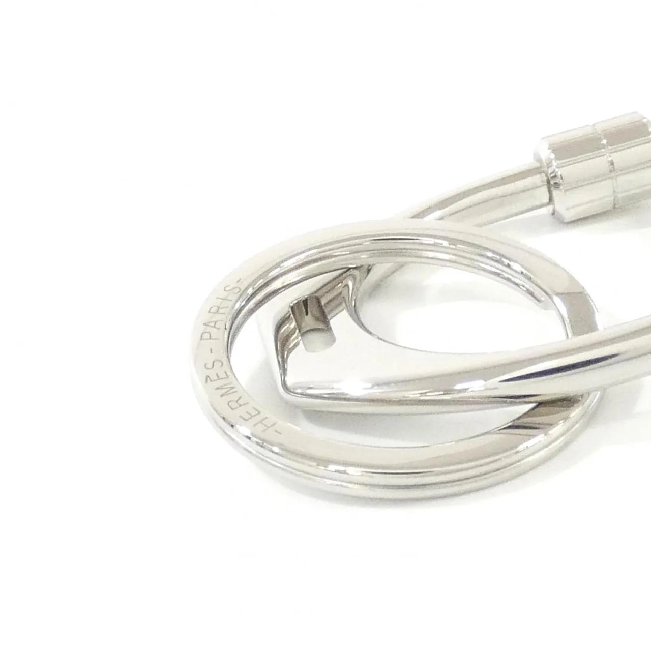 HERMES 077215FJ Key Case 銀色 中古品A - 縮圖 4