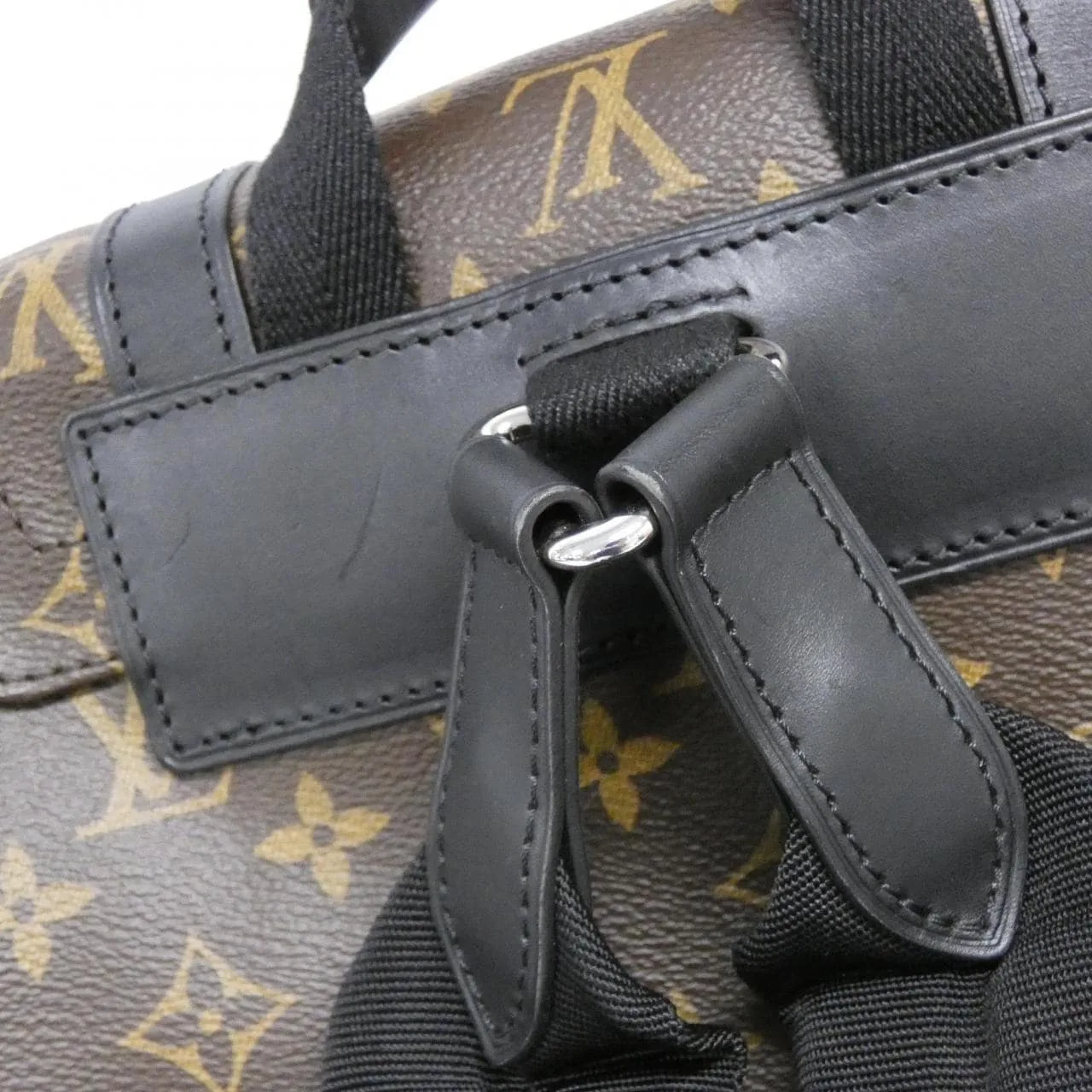 LOUIS VUITTON Christopher M43735 Backpack Monogram 黑色 Monogram 中古品A - 縮圖 7