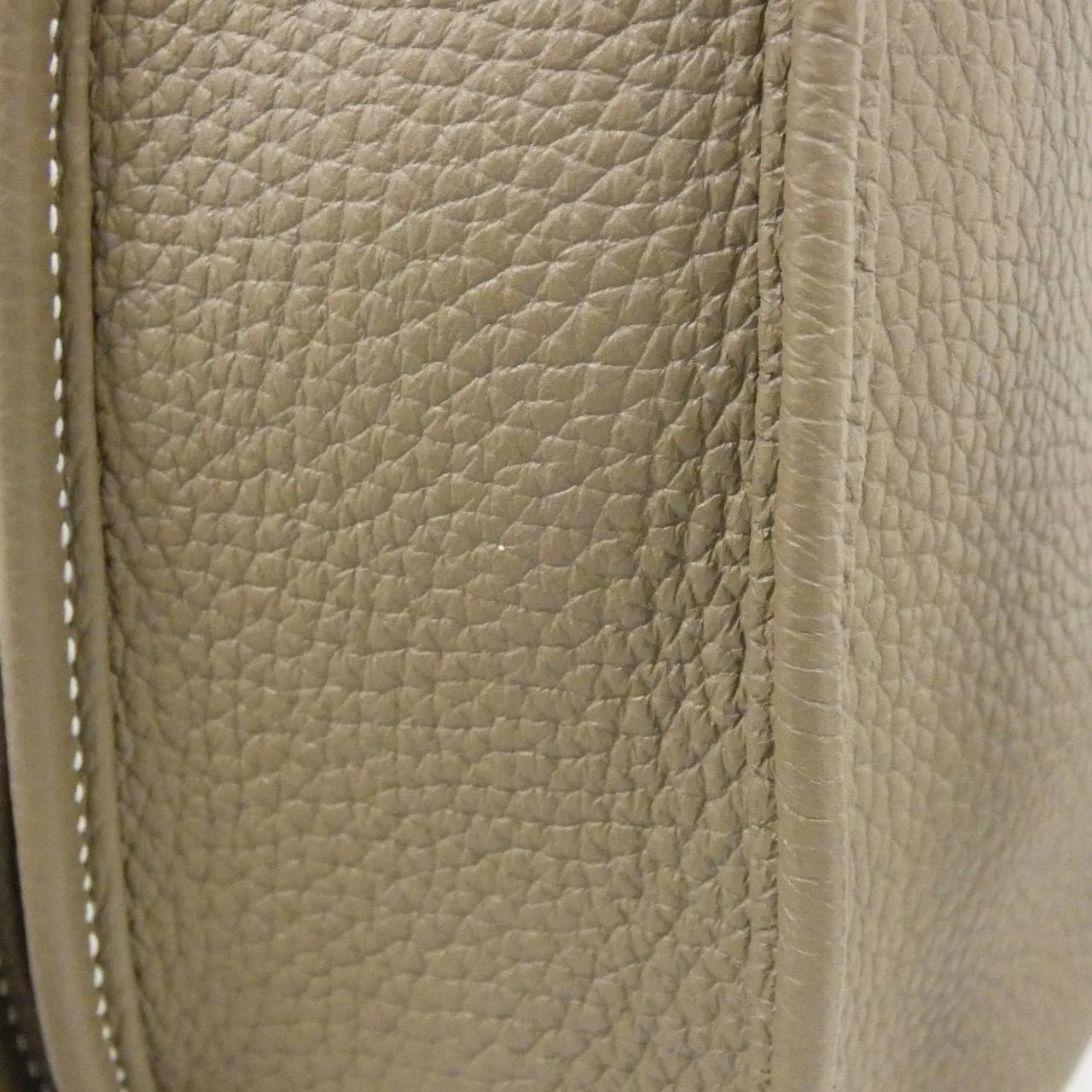 HERMES Evelyne 056277CC Shoulder Clemence Etoupe Clemence 皮 中古品A - 縮圖 5