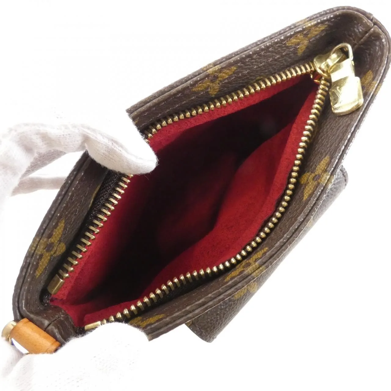 LOUIS VUITTON M51901 Handbag Monogram 黑色 Monogram 中古品B - 縮圖 8