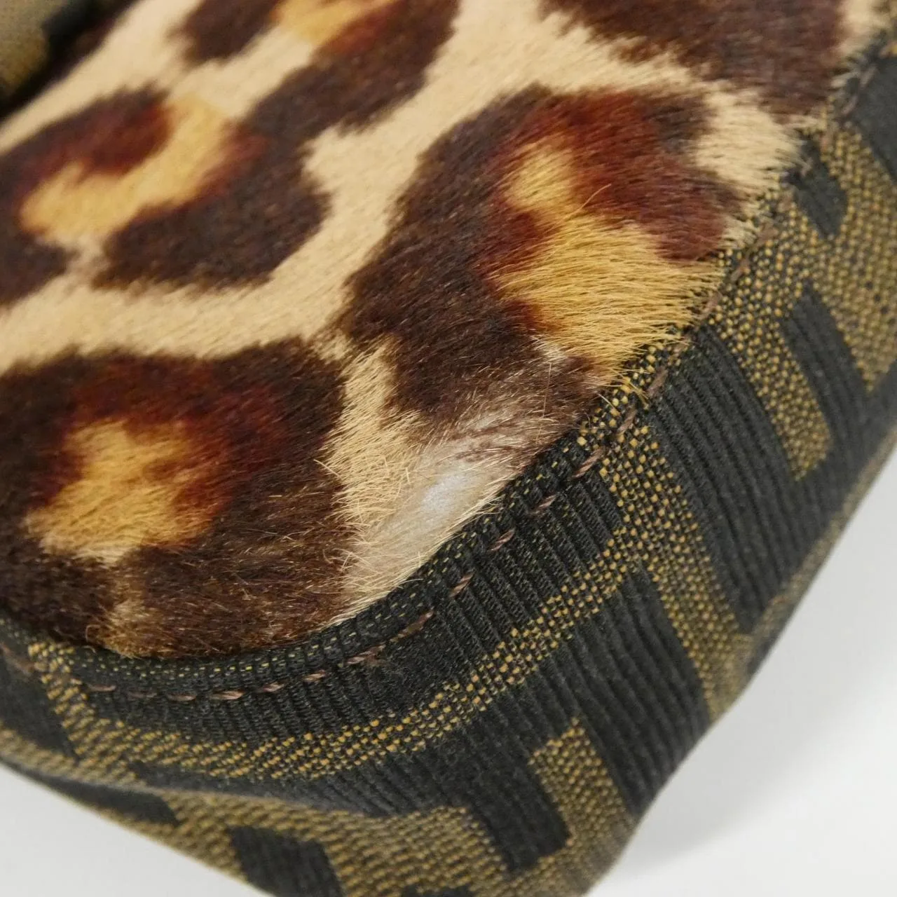 FENDI Baguette 8BR000 O38 Shoulder Canvas Black Canvas Rank A - Thumbnail 3