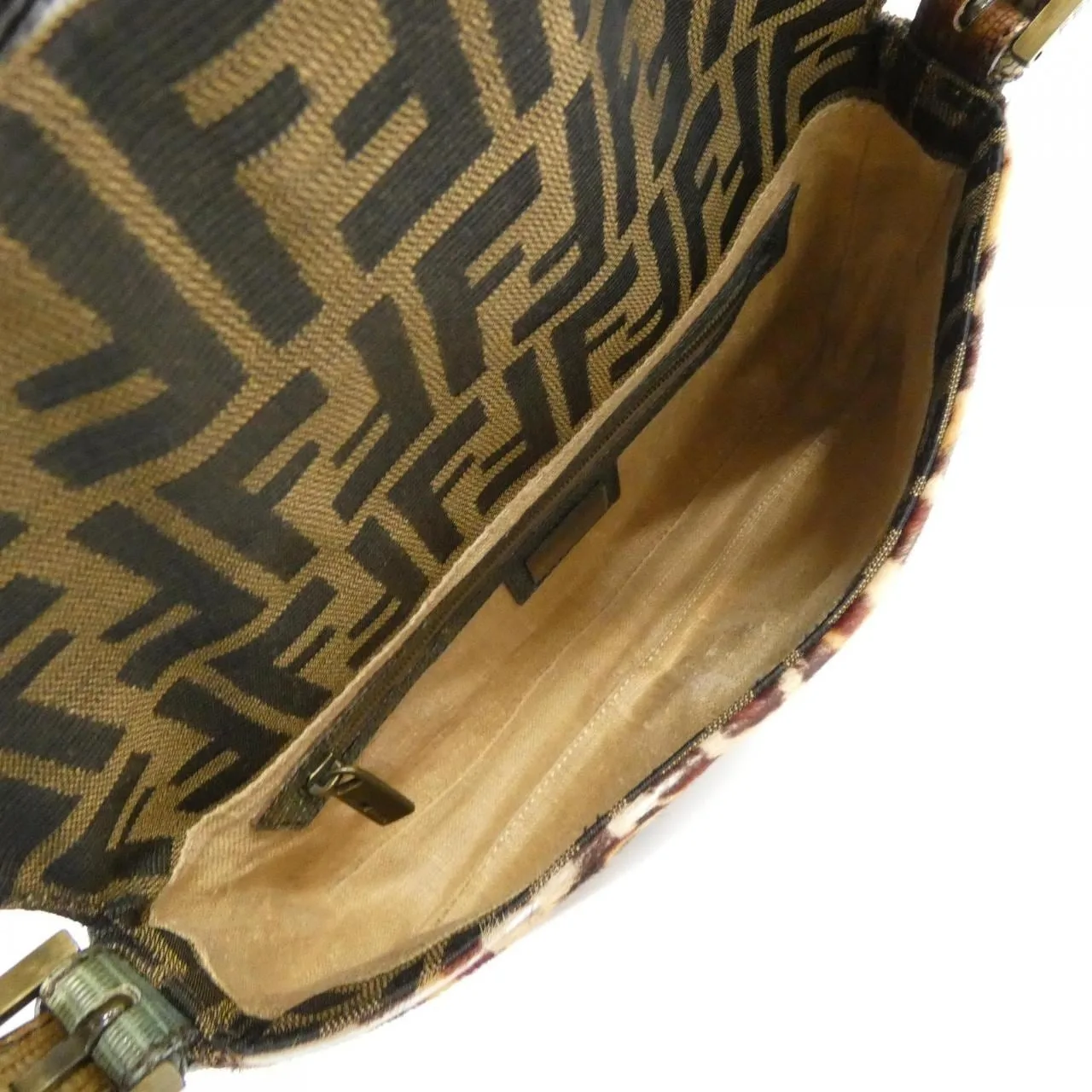 FENDI Baguette 8BR000 O38 Shoulder Canvas Black Canvas Rank A - Thumbnail 7