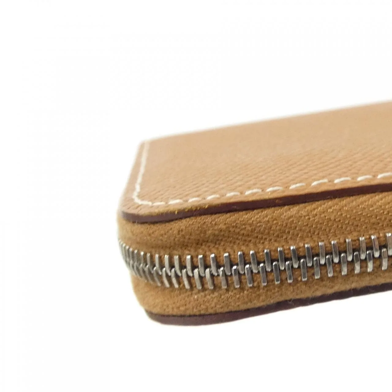 HERMES 077758CK Wallet Epsom Gold Epsom Leather Rank A - Thumbnail 3