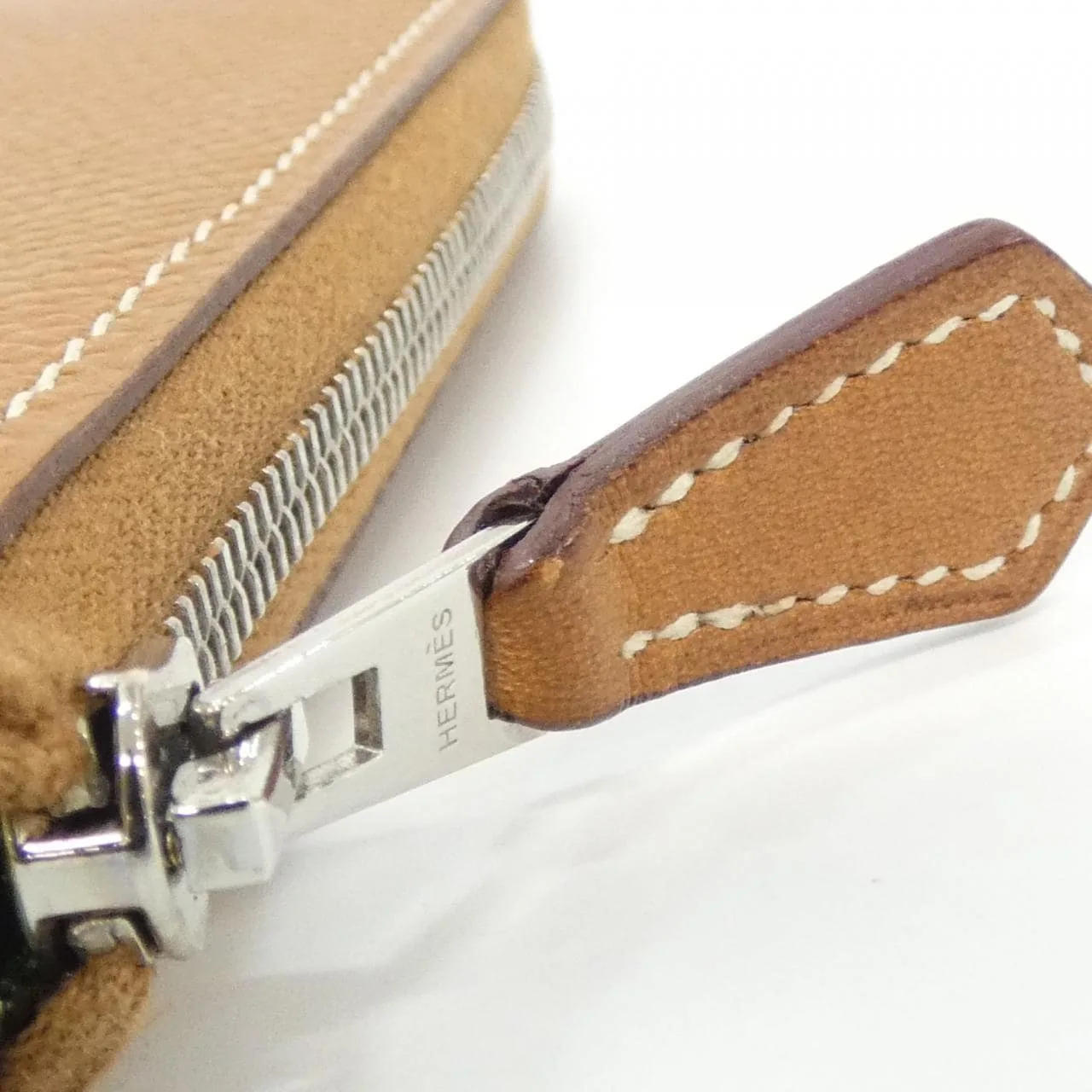 HERMES 077758CK Wallet Epsom Gold Epsom Leather Rank A - Thumbnail 5