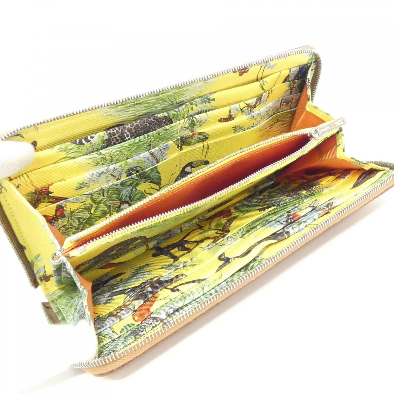 HERMES 077758CK Wallet Epsom Gold Epsom Leather Rank A - Thumbnail 6