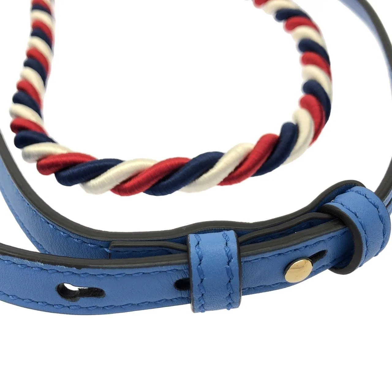 GUCCI 470270 手提包 緞面 藍色 緞面 中古品A - 縮圖 9