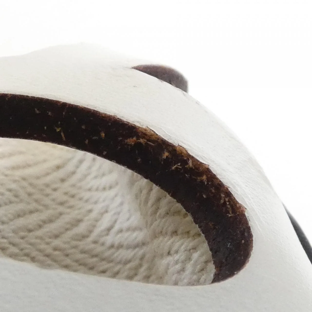 LOEWE C922Y62X07 Handbag Lambskin 白色 羊皮 中古品B - 縮圖 4