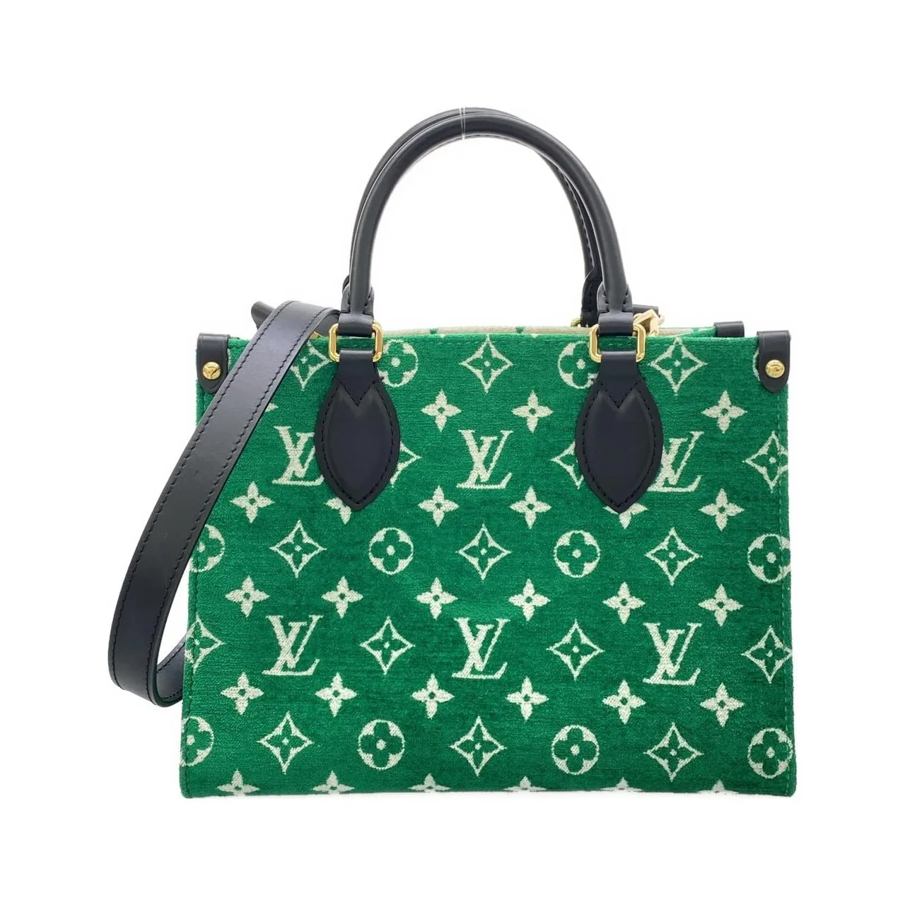 LOUIS VUITTON OnTheGo M46216 Handbag Monogram Green