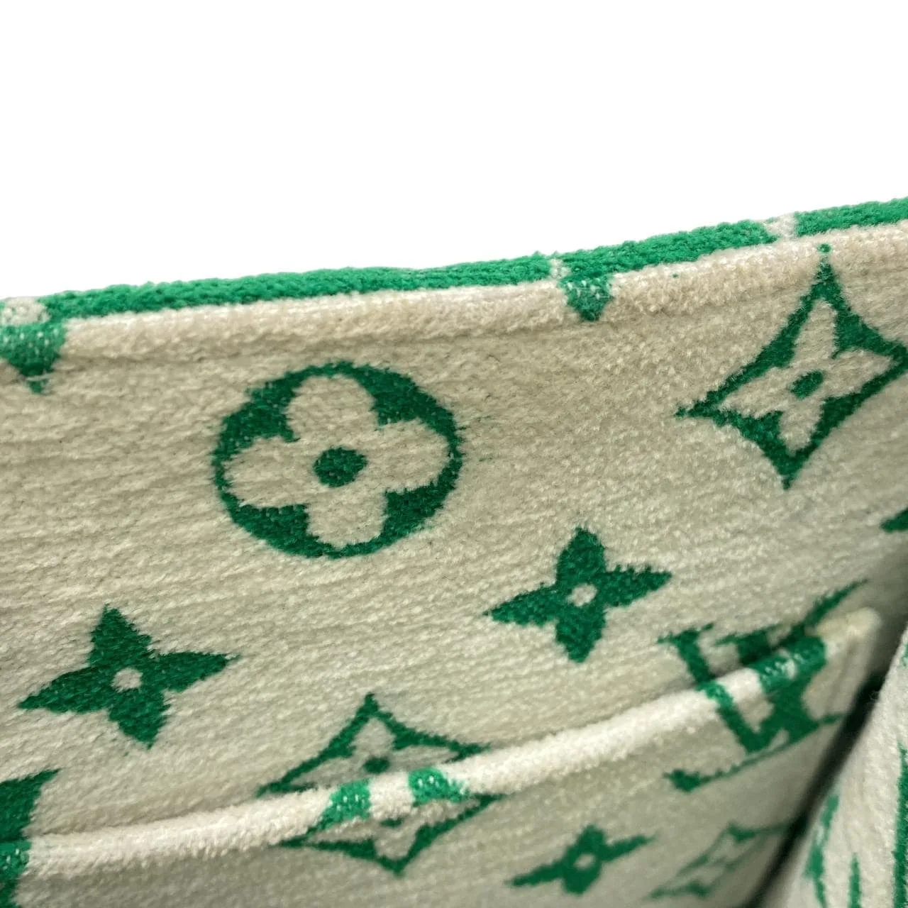 LOUIS VUITTON OnTheGo M46216 Handbag Monogram 綠色 Monogram 中古品A - 縮圖 7