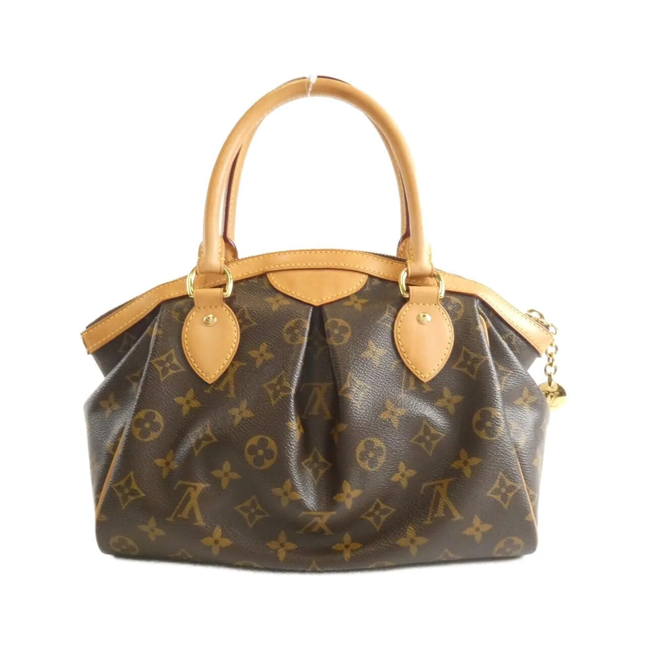 LOUIS VUITTON M40143 Handbag Monogram 黑色 Monogram 中古品B - 縮圖 2