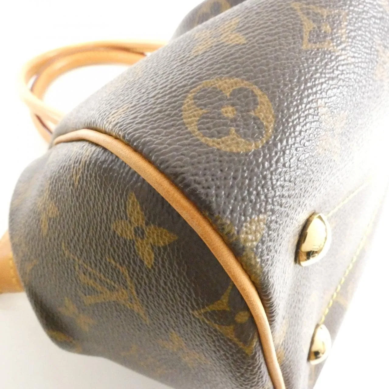 LOUIS VUITTON M40143 Handbag Monogram 黑色 Monogram 中古品B - 縮圖 3