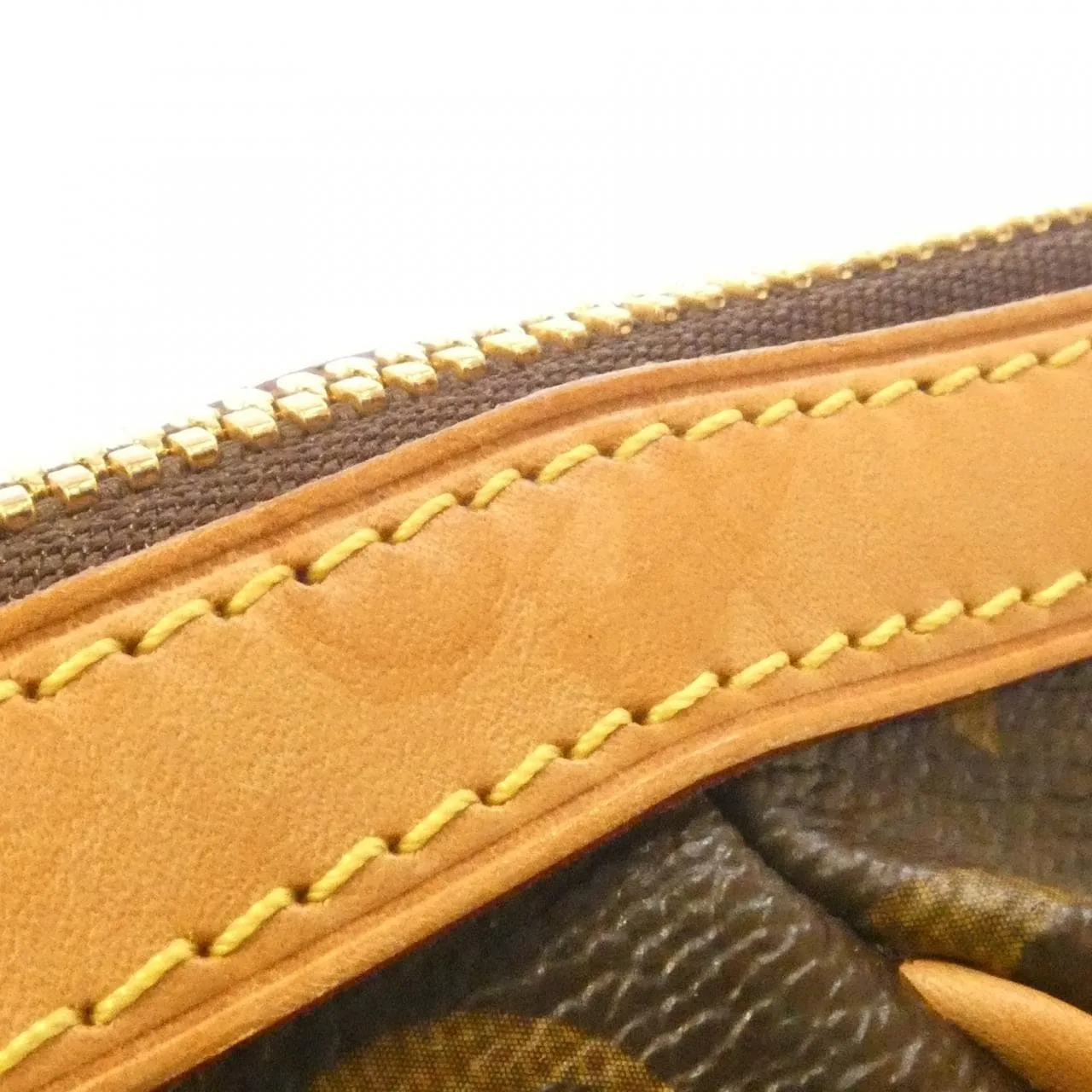 LOUIS VUITTON M40143 Handbag Monogram 黑色 Monogram 中古品B - 縮圖 4