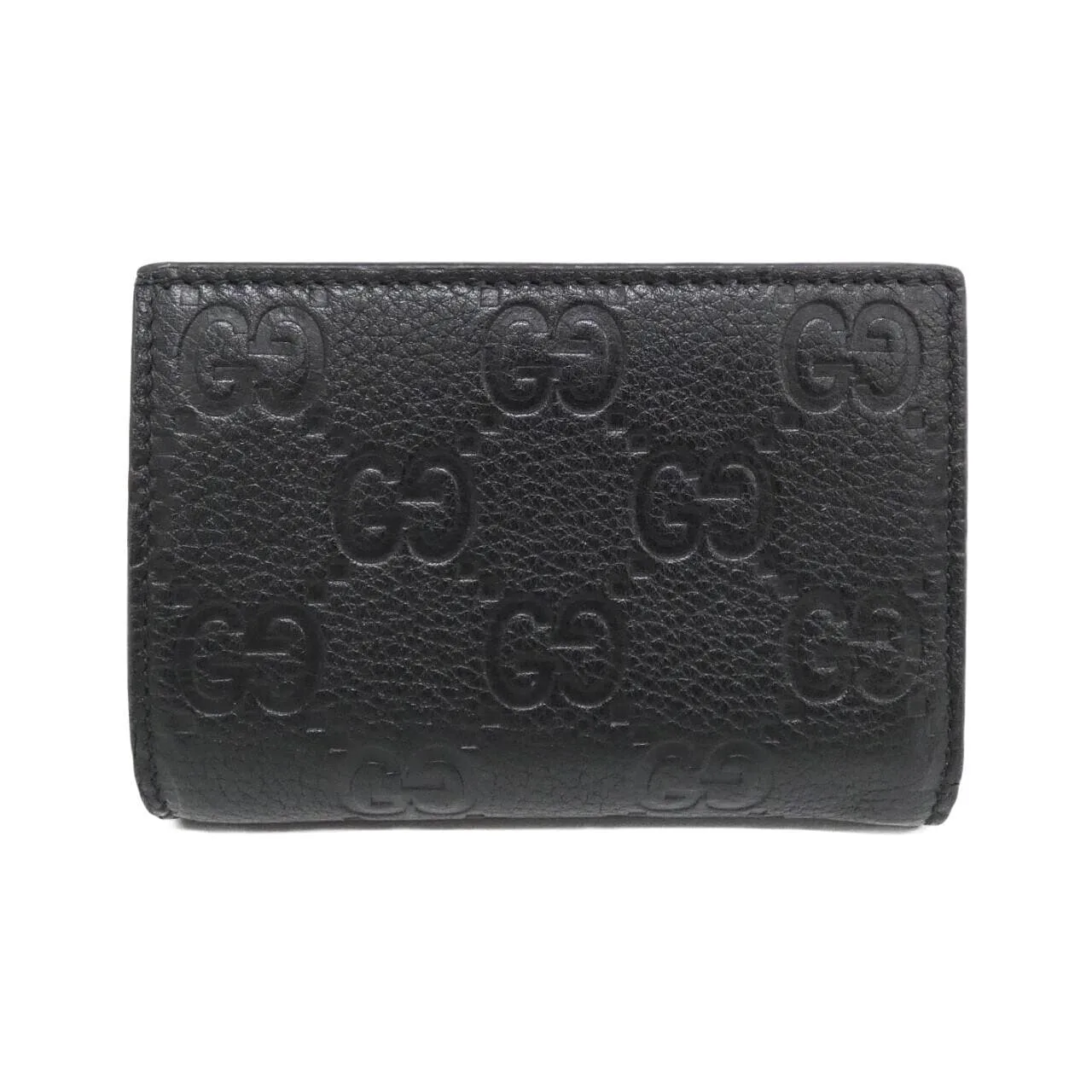 GUCCI 815874 AAEEM Wallet Leather Black