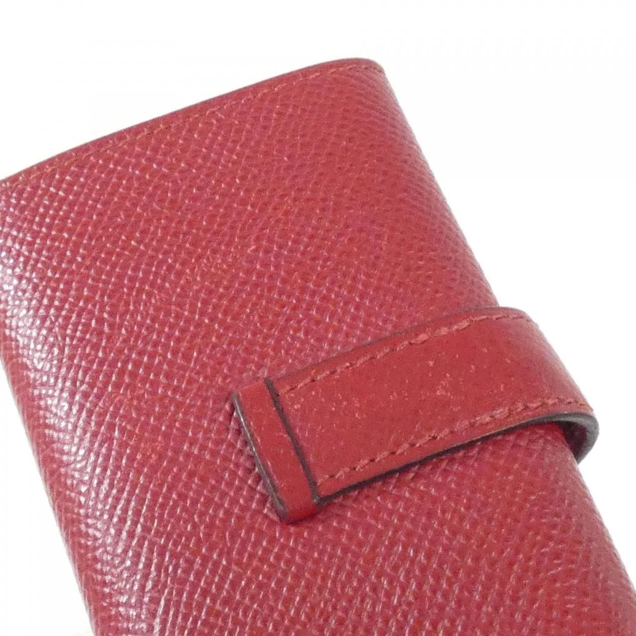 HERMES 047744CP Key Case Epsom Rouge Epsom Leather Rank B - Thumbnail 5