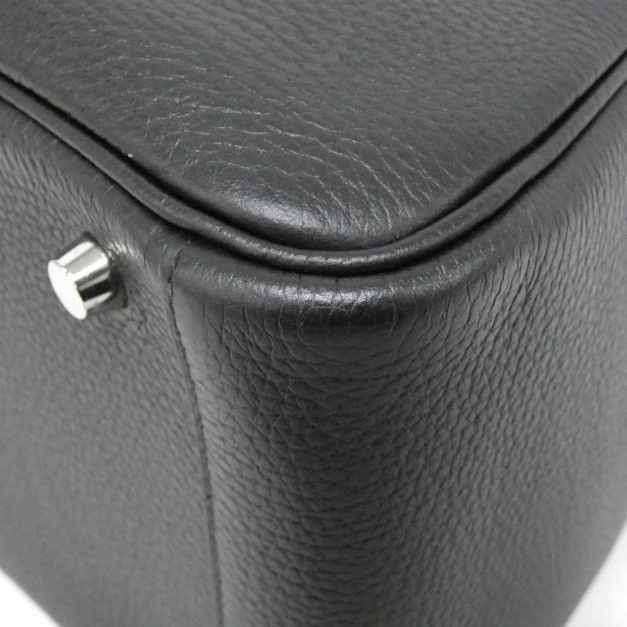 HERMES Lindy 073426CK Shoulder Clemence 黑色 Clemence 皮 中古品A - 縮圖 3
