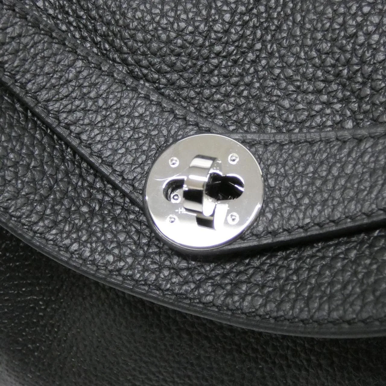 HERMES Lindy 073426CK Shoulder Clemence 黑色 Clemence 皮 中古品A - 縮圖 4