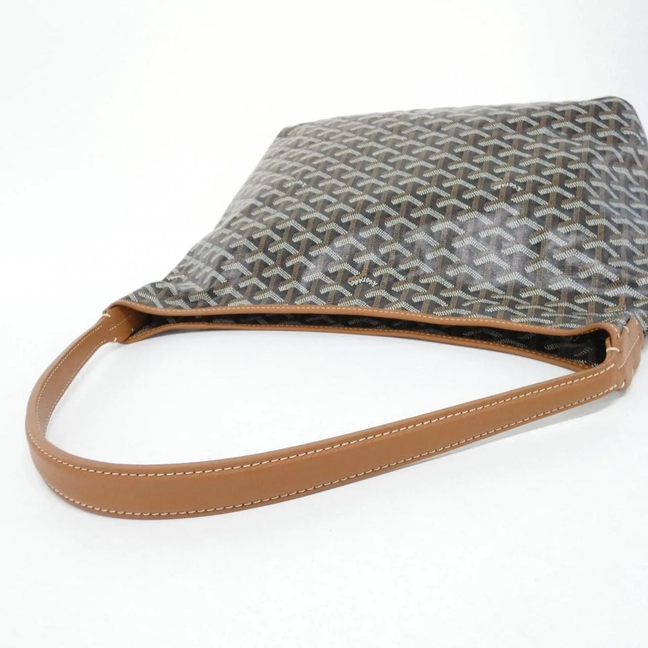 GOYARD Shoulder Canvas 黑色 帆布 中古品A - 縮圖 4
