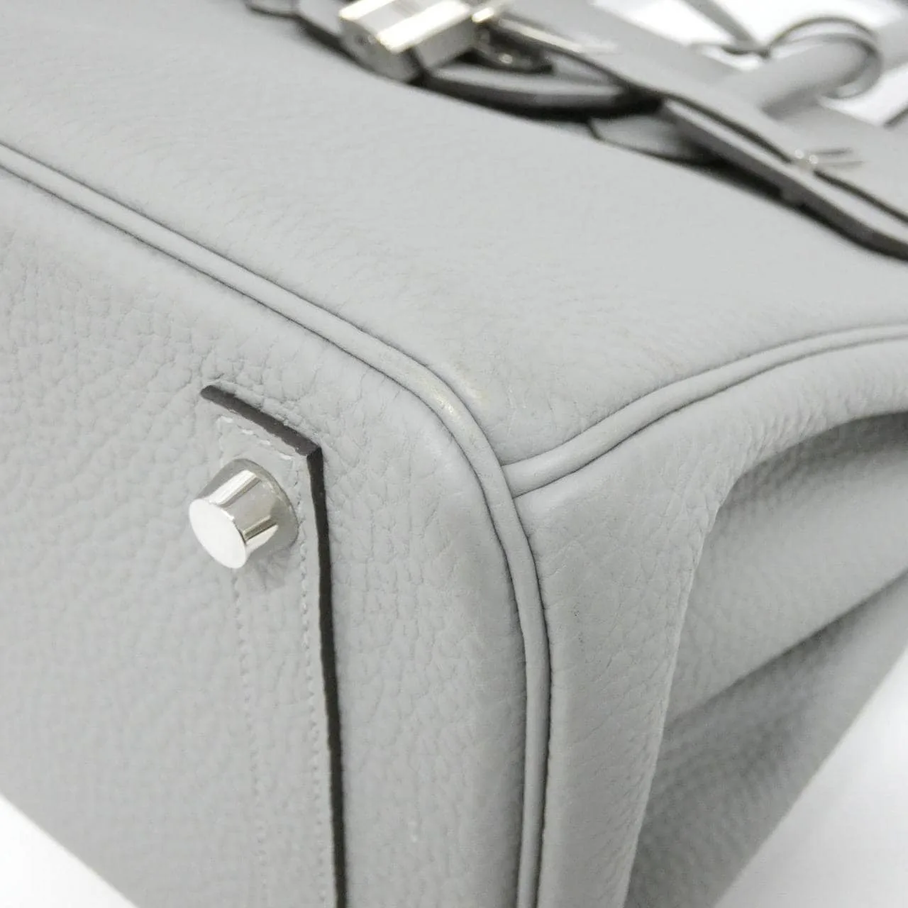 HERMES Birkin 030520CK Handbag Togo Black Togo Leather Rank B - Thumbnail 3