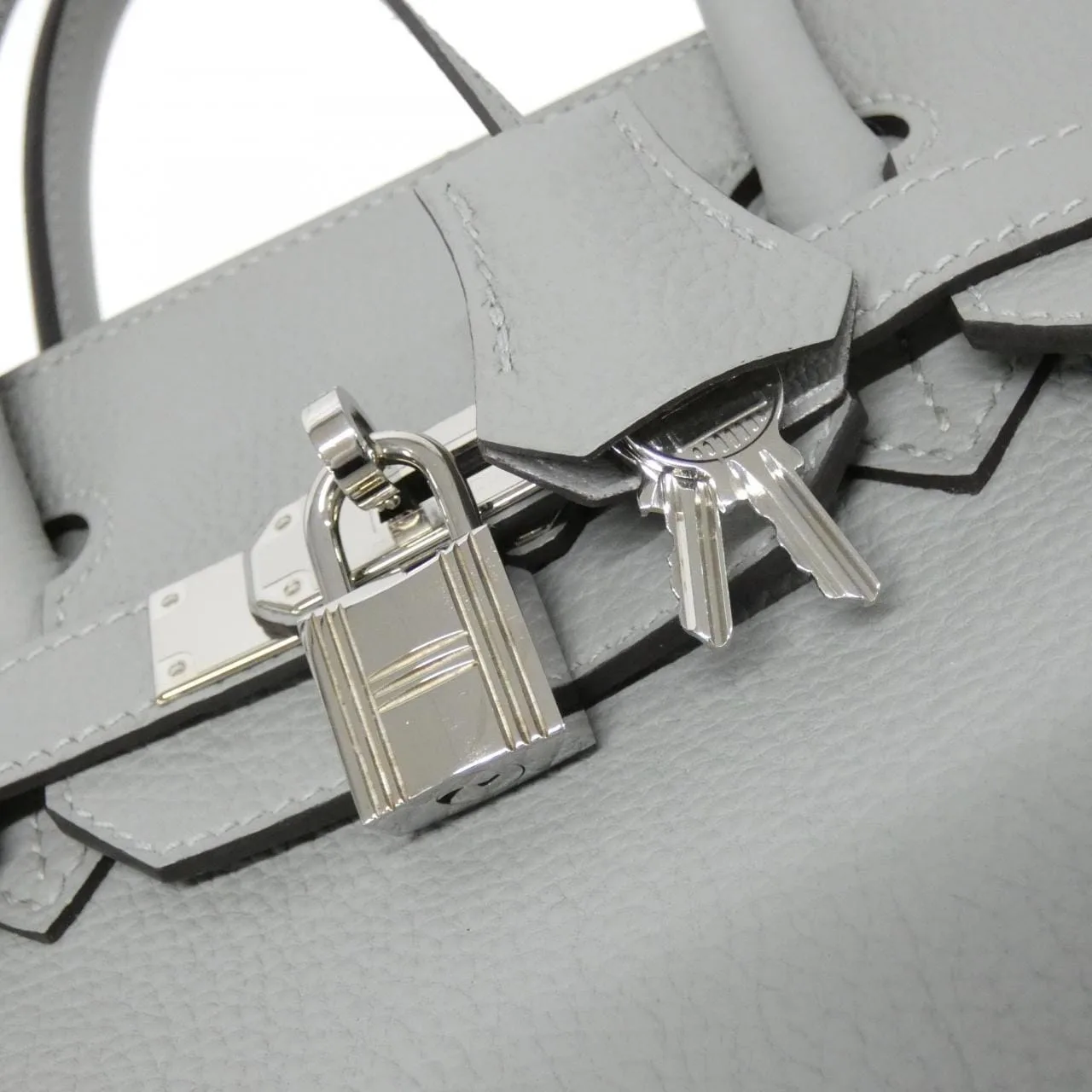 HERMES Birkin 030520CK Handbag Togo Black Togo Leather Rank B - Thumbnail 4