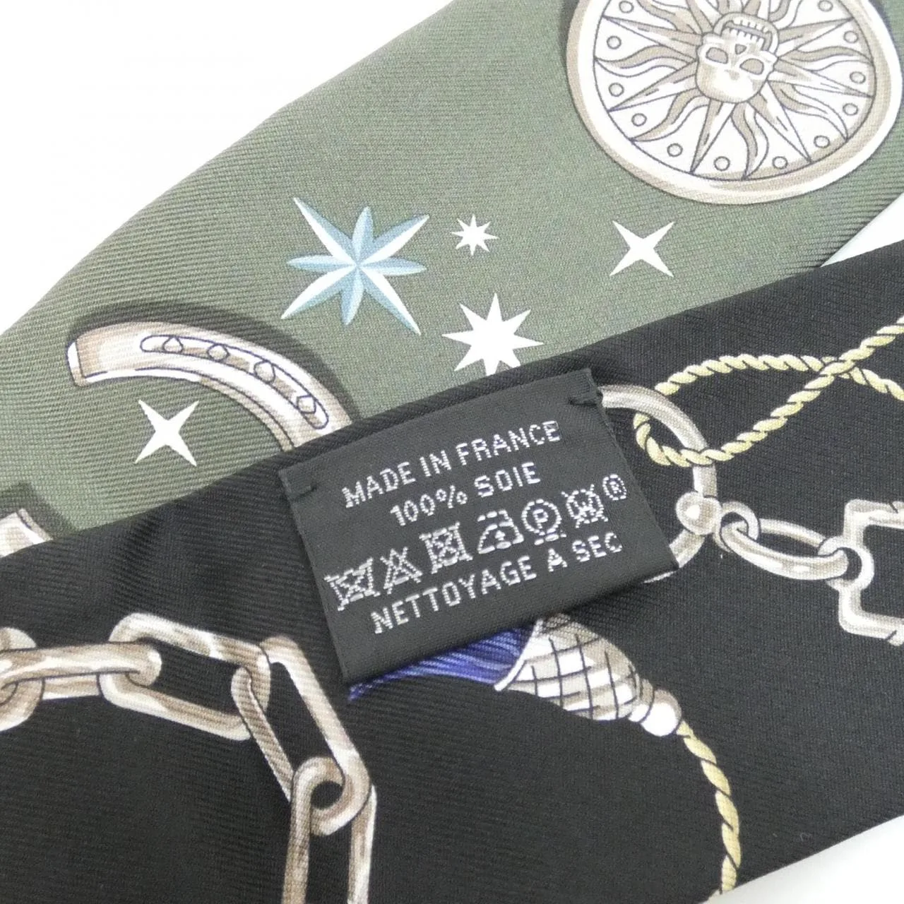 HERMES 062743S Scarf Black Rank A - Thumbnail 3