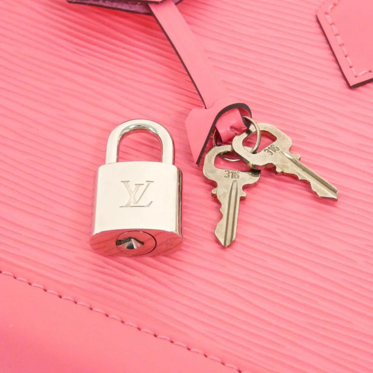 LOUIS VUITTON Alma M59346 Handbag Epi Black Epi Rank A - Thumbnail 7