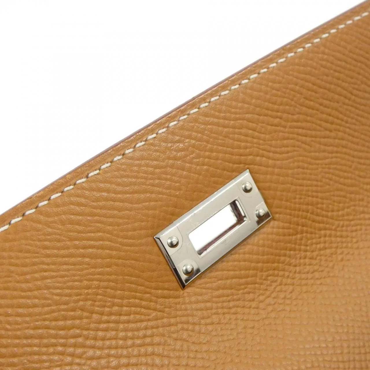 HERMES Kelly 038416CK Handbag Epsom Gold Epsom Leather Rank A - Thumbnail 8