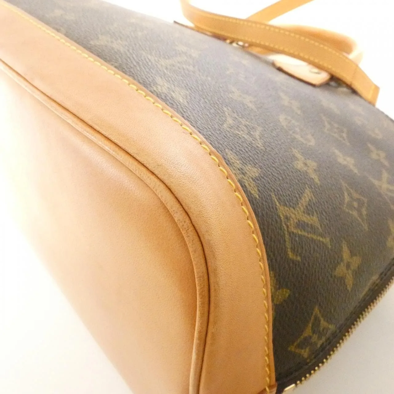 LOUIS VUITTON Alma M51130+J00142 Handbag Monogram 黑色 Monogram 中古品A - 縮圖 2