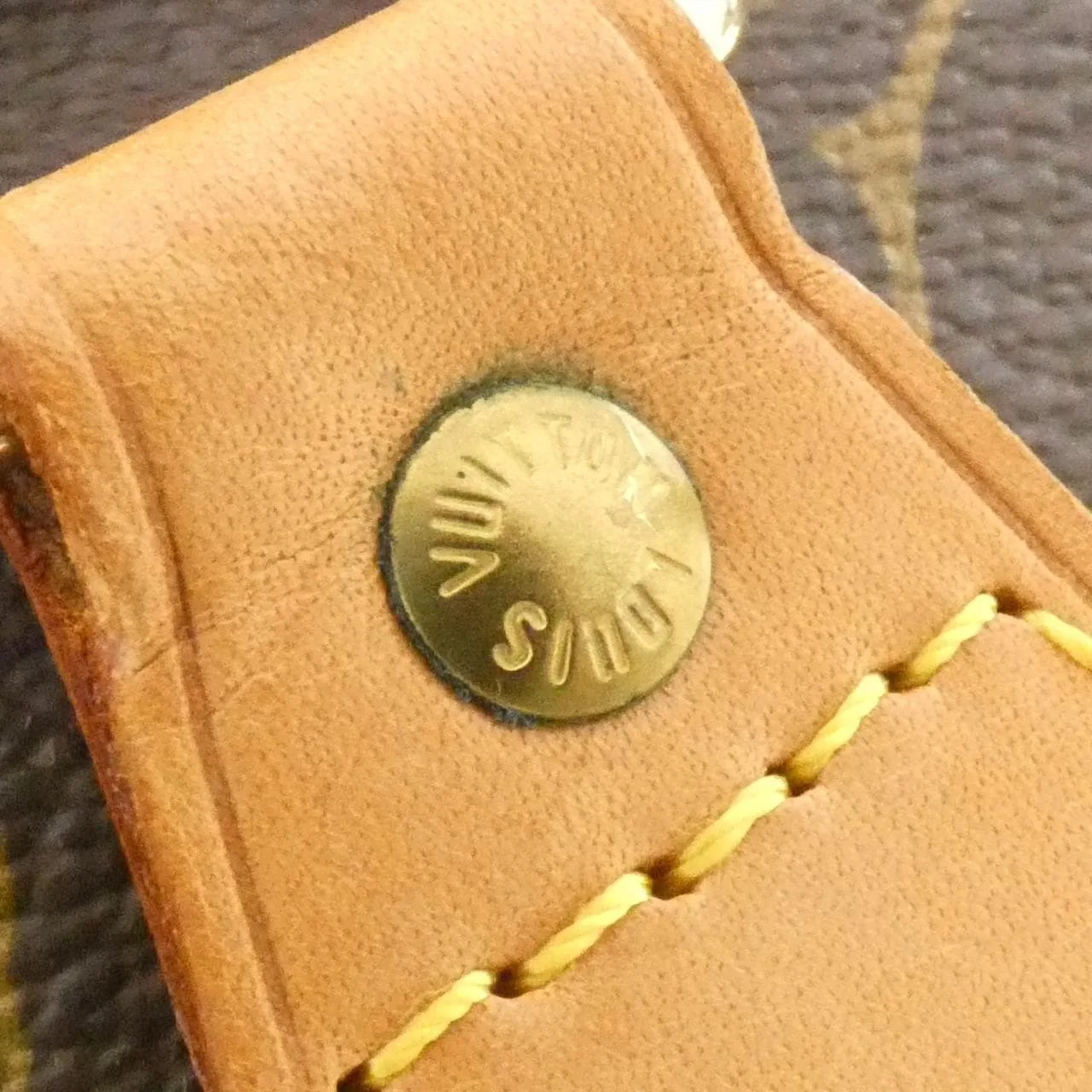 LOUIS VUITTON Alma M51130+J00142 Handbag Monogram 黑色 Monogram 中古品A - 縮圖 5