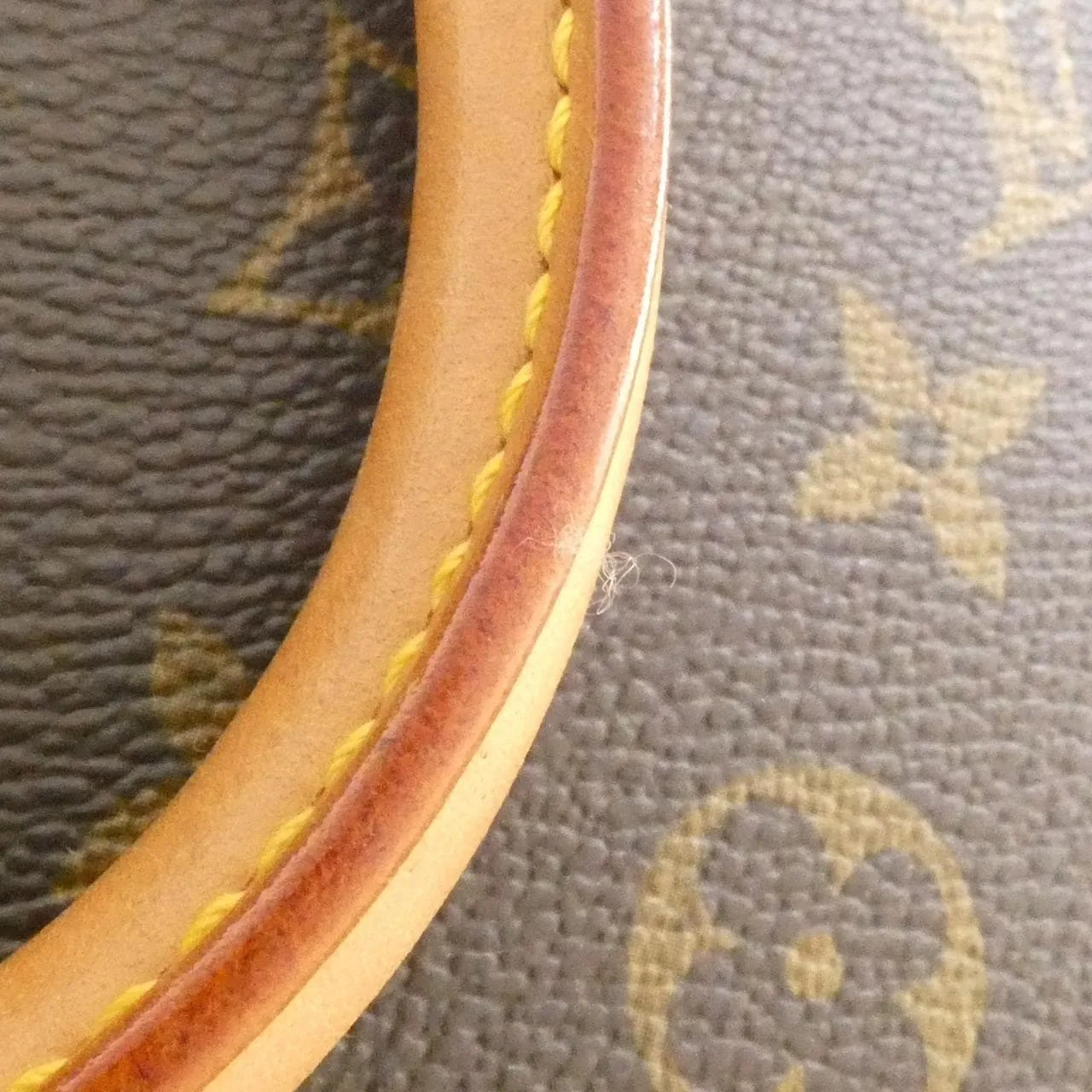 LOUIS VUITTON Alma M51130+J00142 Handbag Monogram 黑色 Monogram 中古品A - 縮圖 7