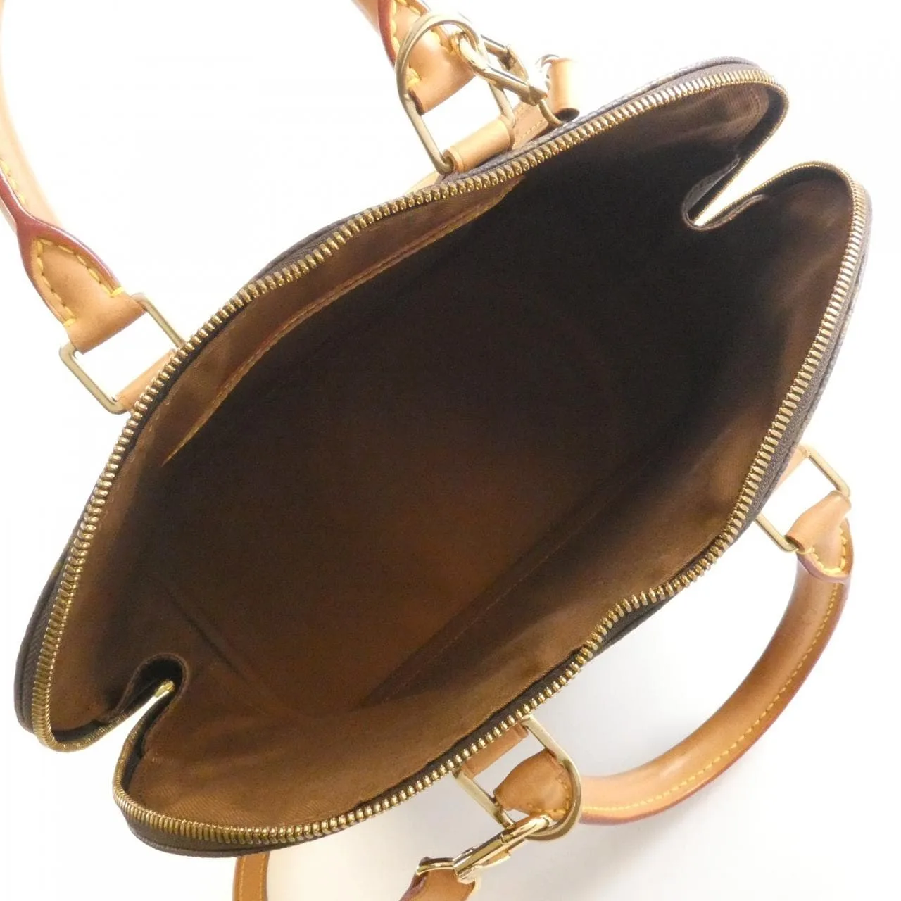 LOUIS VUITTON Alma M51130+J00142 Handbag Monogram 黑色 Monogram 中古品A - 縮圖 8