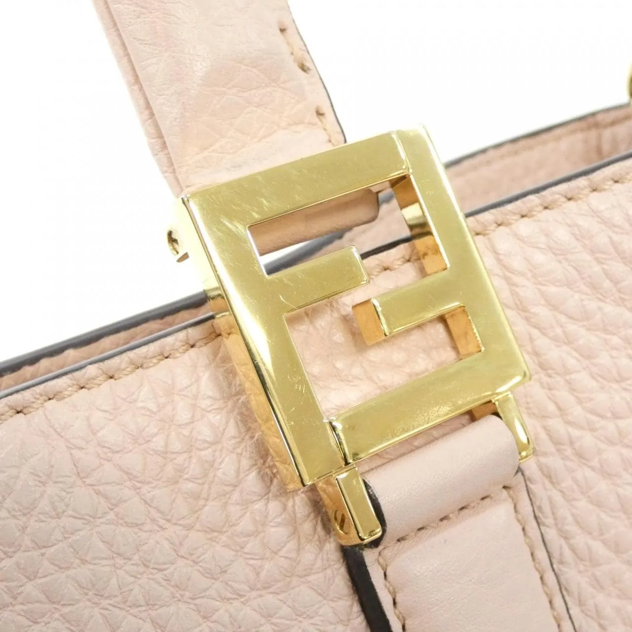 FENDI Sunshine Shopper 8BH367 SFR Tote 黑色 中古品A - 縮圖 7