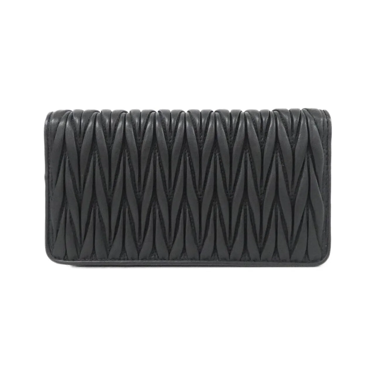MIU MIU 5ZH029 Wallet Black Rank A - Thumbnail 2