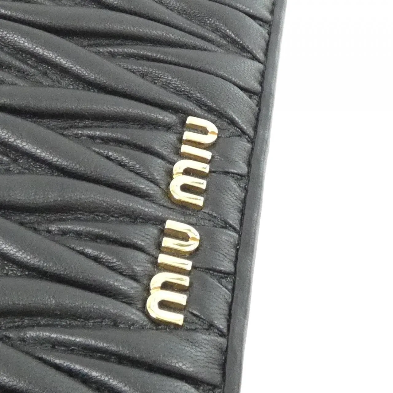 MIU MIU 5ZH029 Wallet Black Rank A - Thumbnail 5