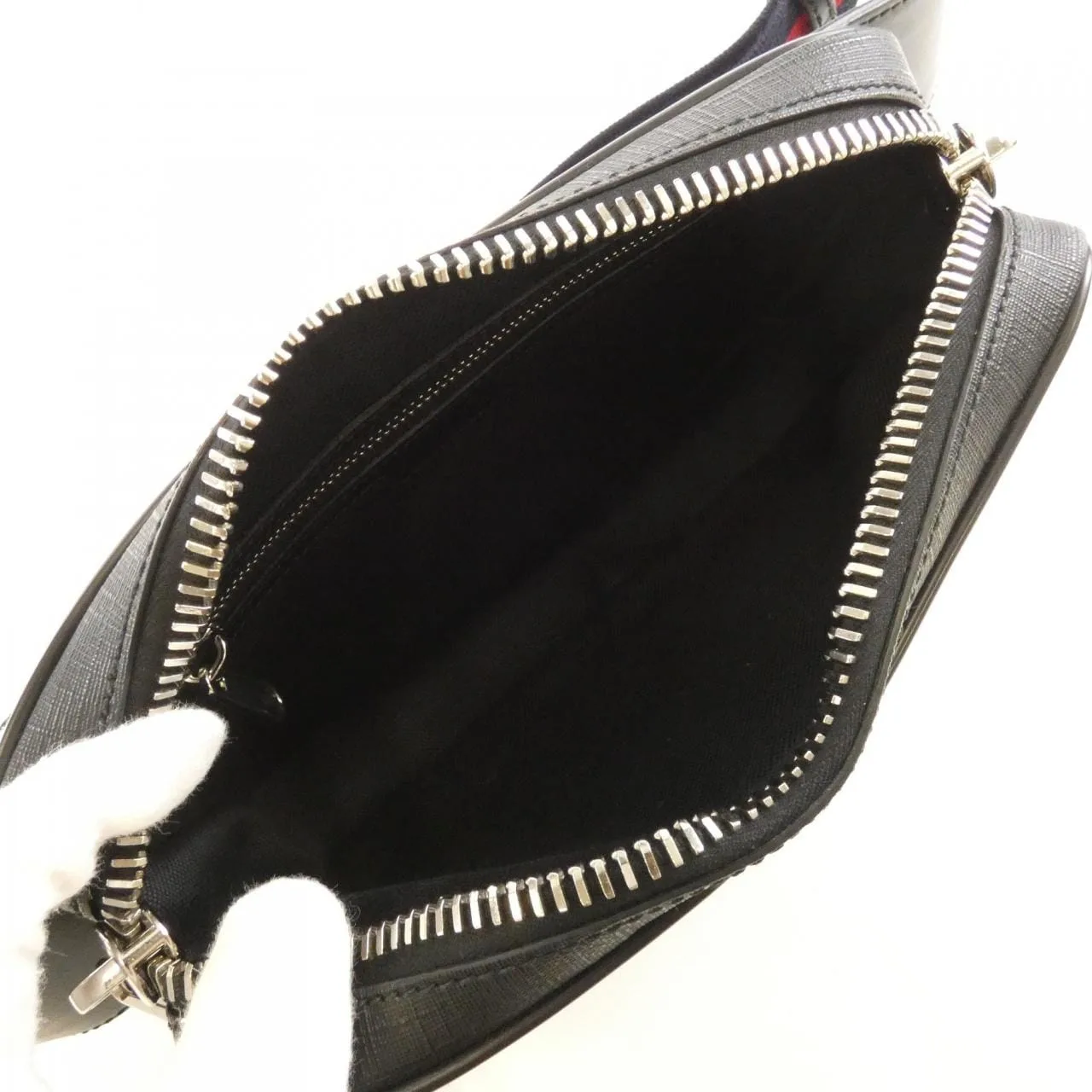 GUCCI 474293 K9RRN Belt Canvas 黑色 帆布 中古品A - 縮圖 6