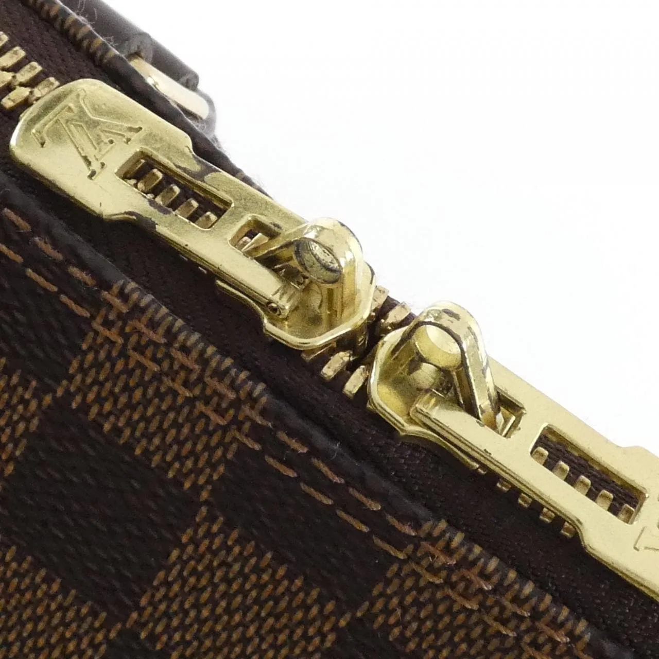LOUIS VUITTON Alma N51131 Handbag Damier 黑色 Damier 中古品A - 縮圖 5