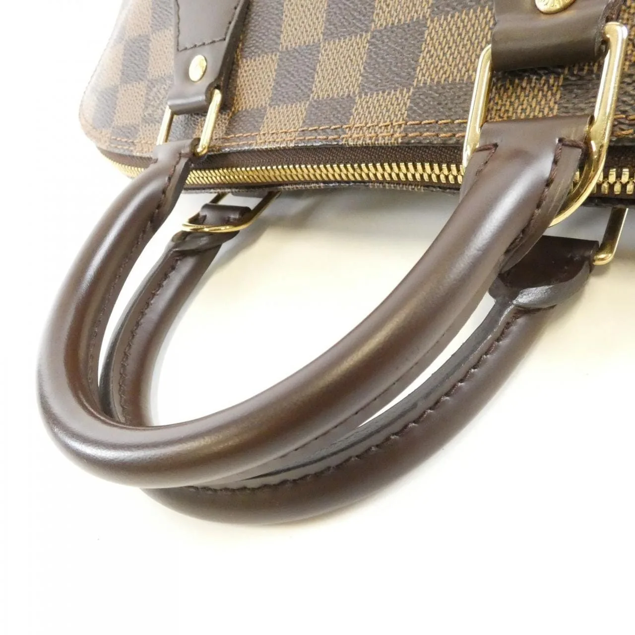 LOUIS VUITTON Alma N51131 Handbag Damier 黑色 Damier 中古品A - 縮圖 7