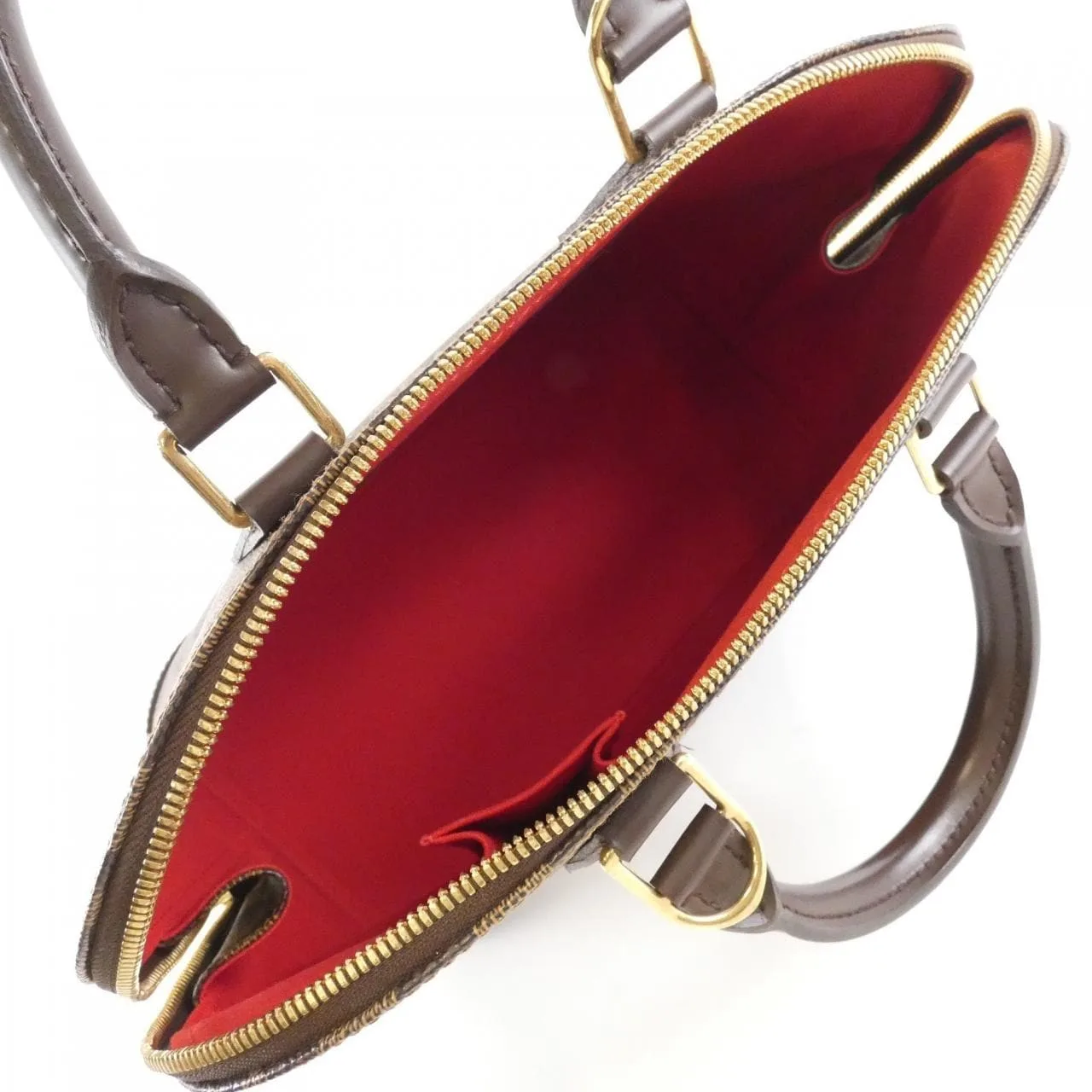 LOUIS VUITTON Alma N51131 Handbag Damier 黑色 Damier 中古品A - 縮圖 8