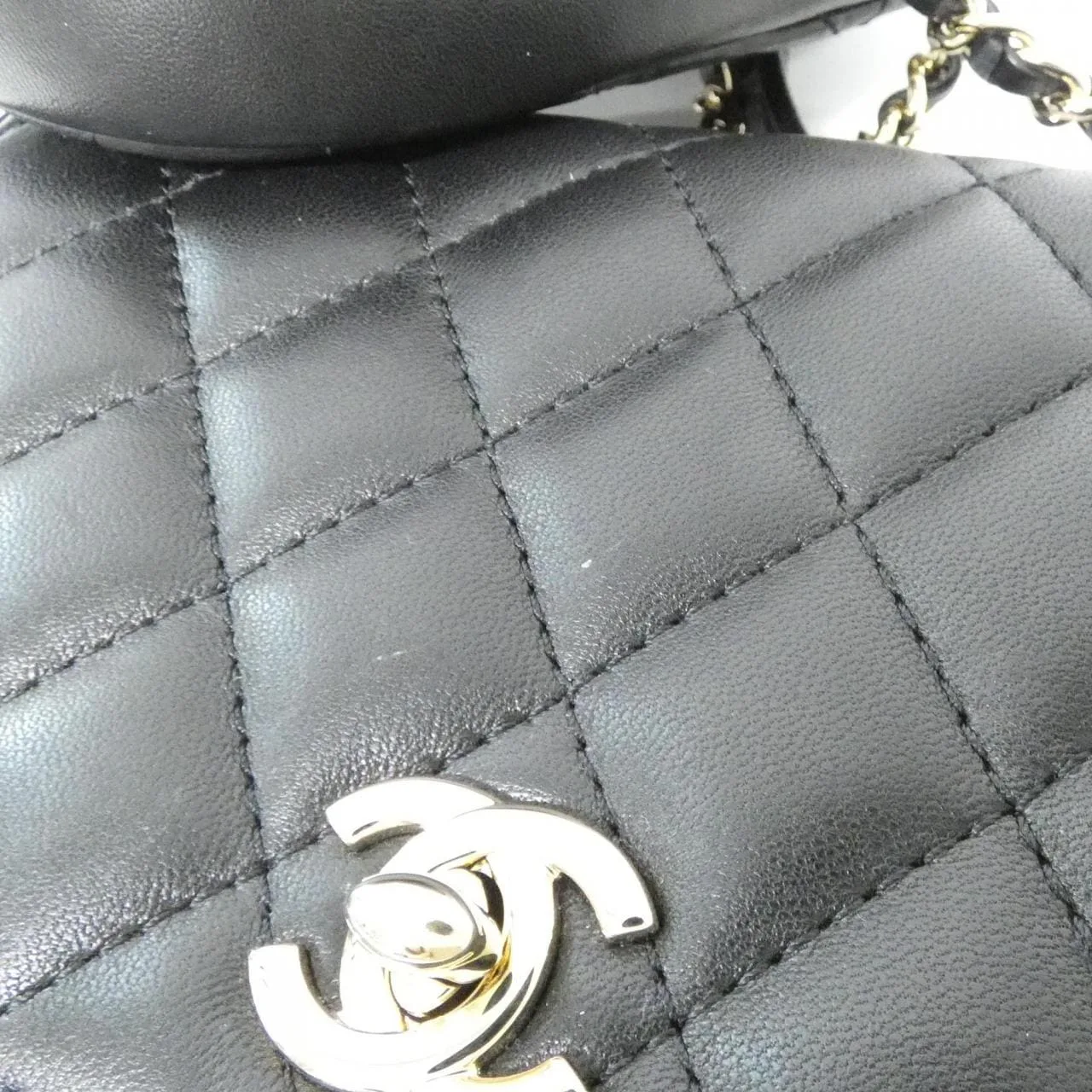 CHANEL AS0545 Shoulder Lambskin Black Lambskin Rank A - Thumbnail 4