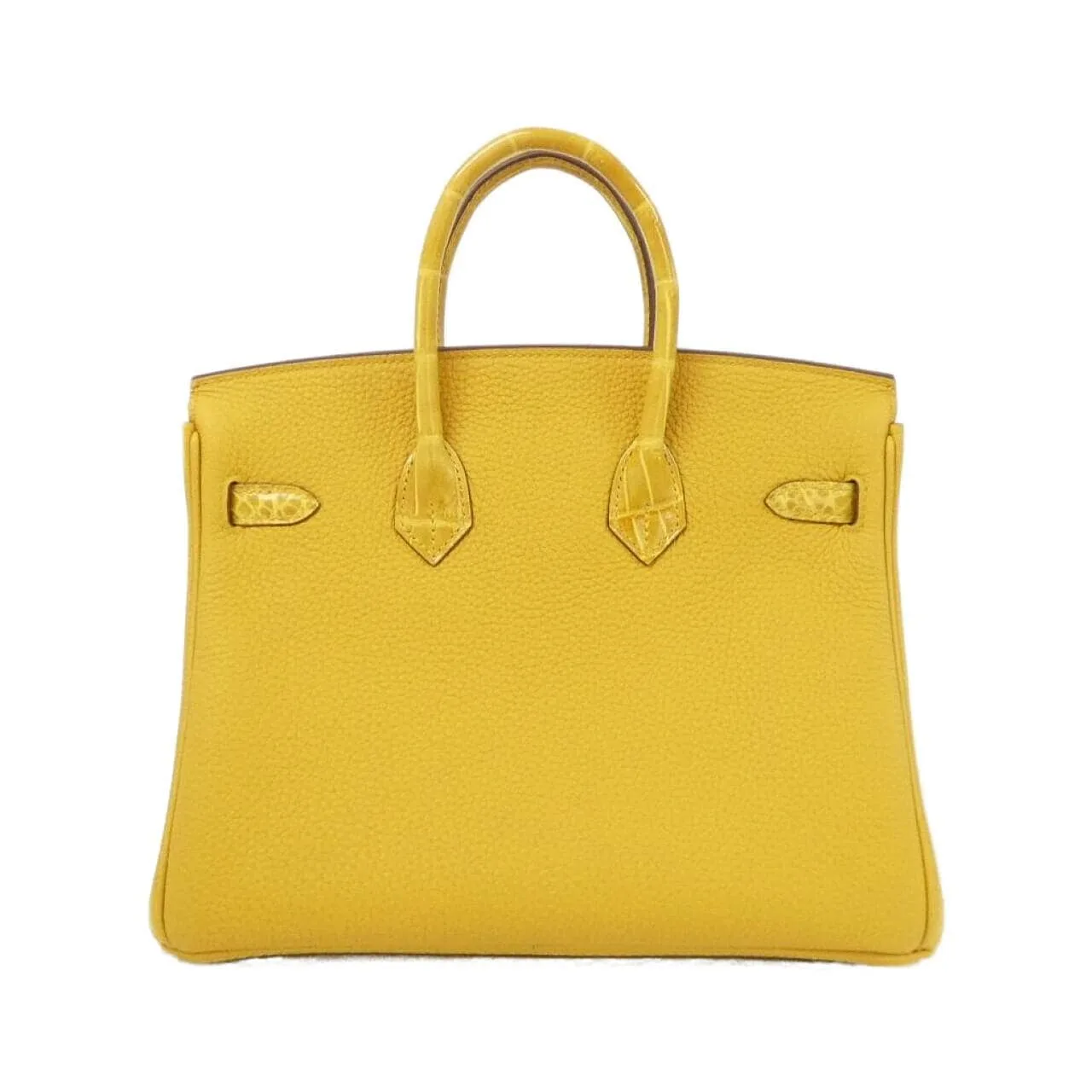 HERMES Birkin 076217CK Handbag Togo Black Togo Leather Rank A - Thumbnail 2