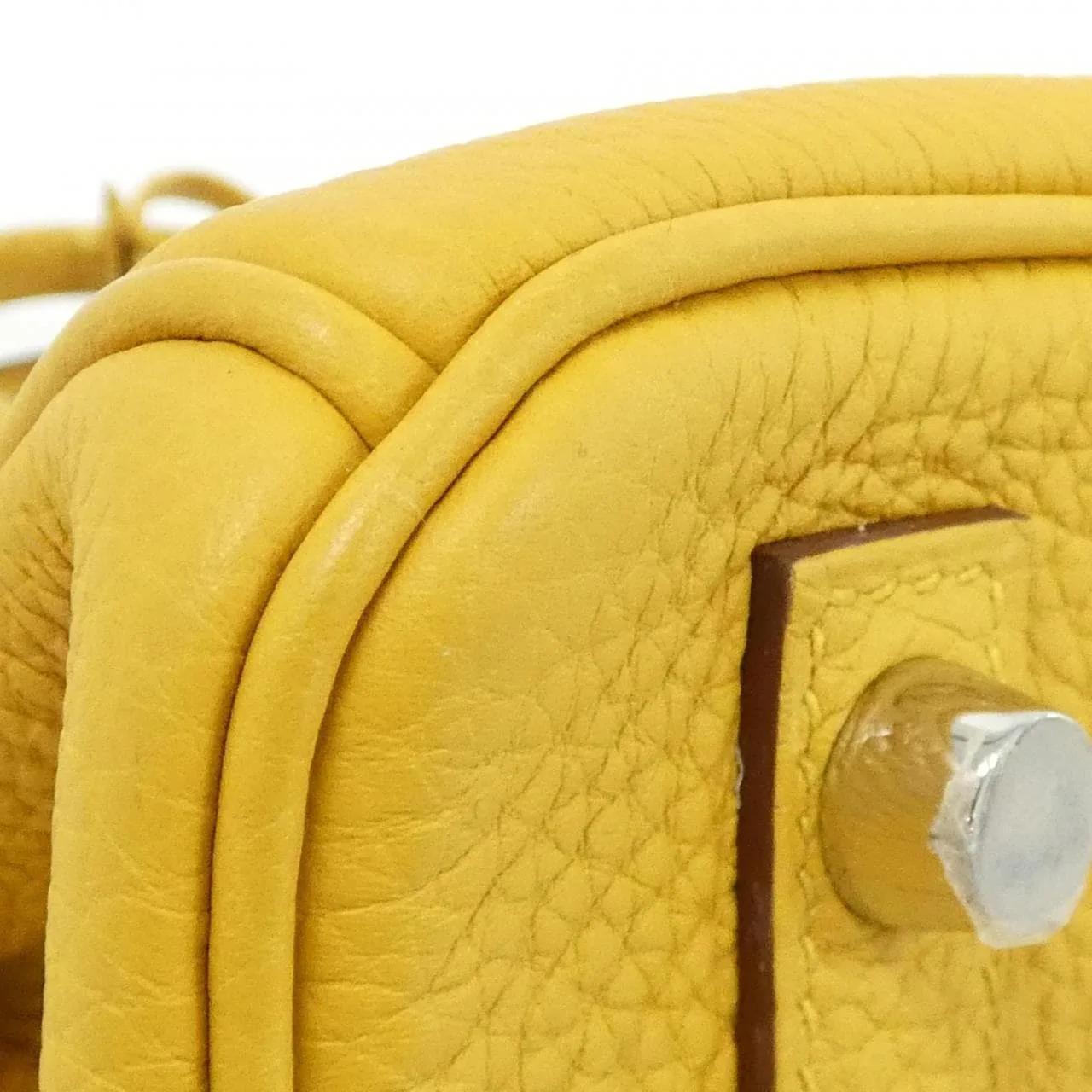 HERMES Birkin 076217CK Handbag Togo Black Togo Leather Rank A - Thumbnail 3