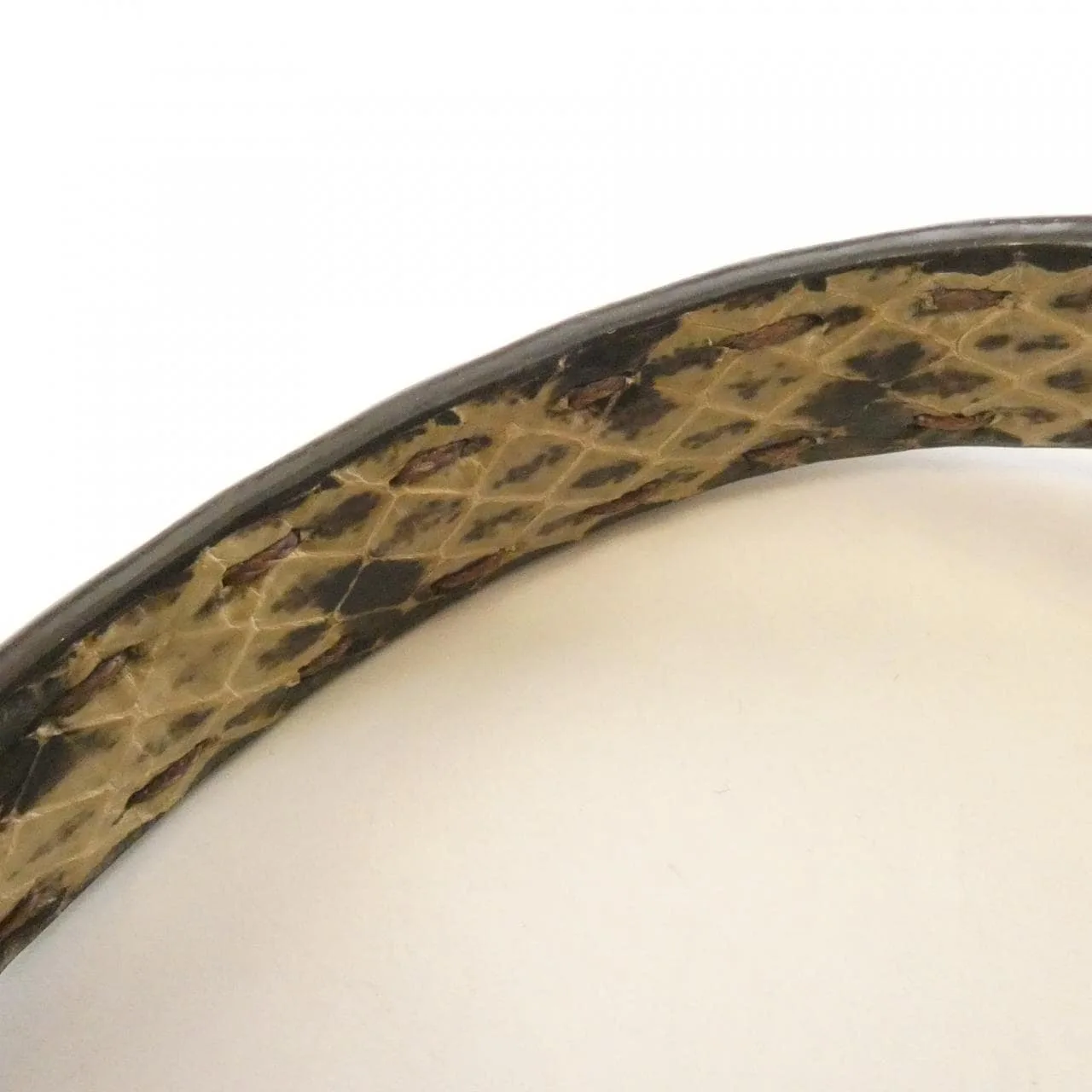 FENDI Peekaboo 8BN244 SVX Handbag Python 米色 蟒蛇皮 中古品A - 縮圖 7