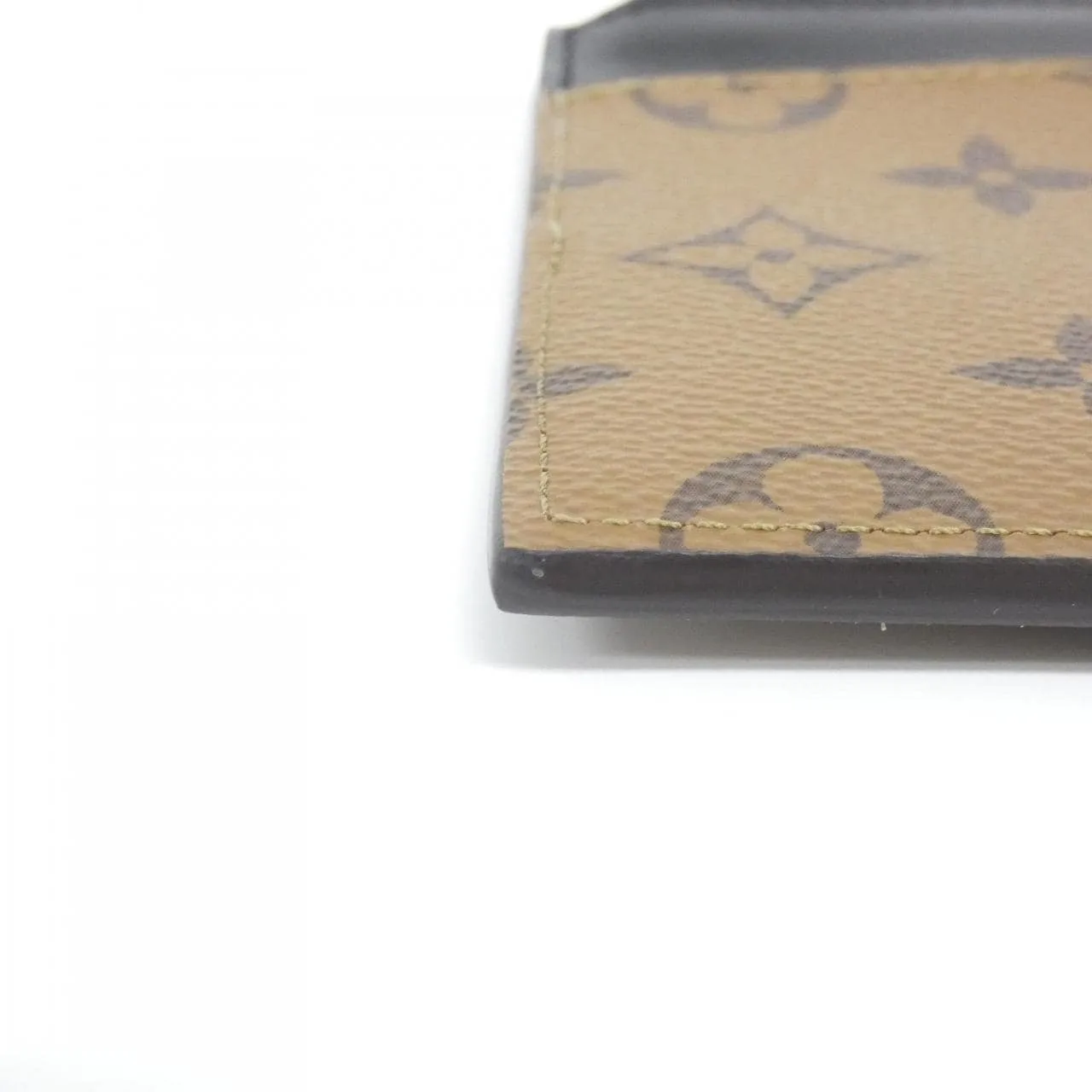 LOUIS VUITTON M80390 Wallet Monogram 黑色 Monogram 中古品A - 縮圖 3