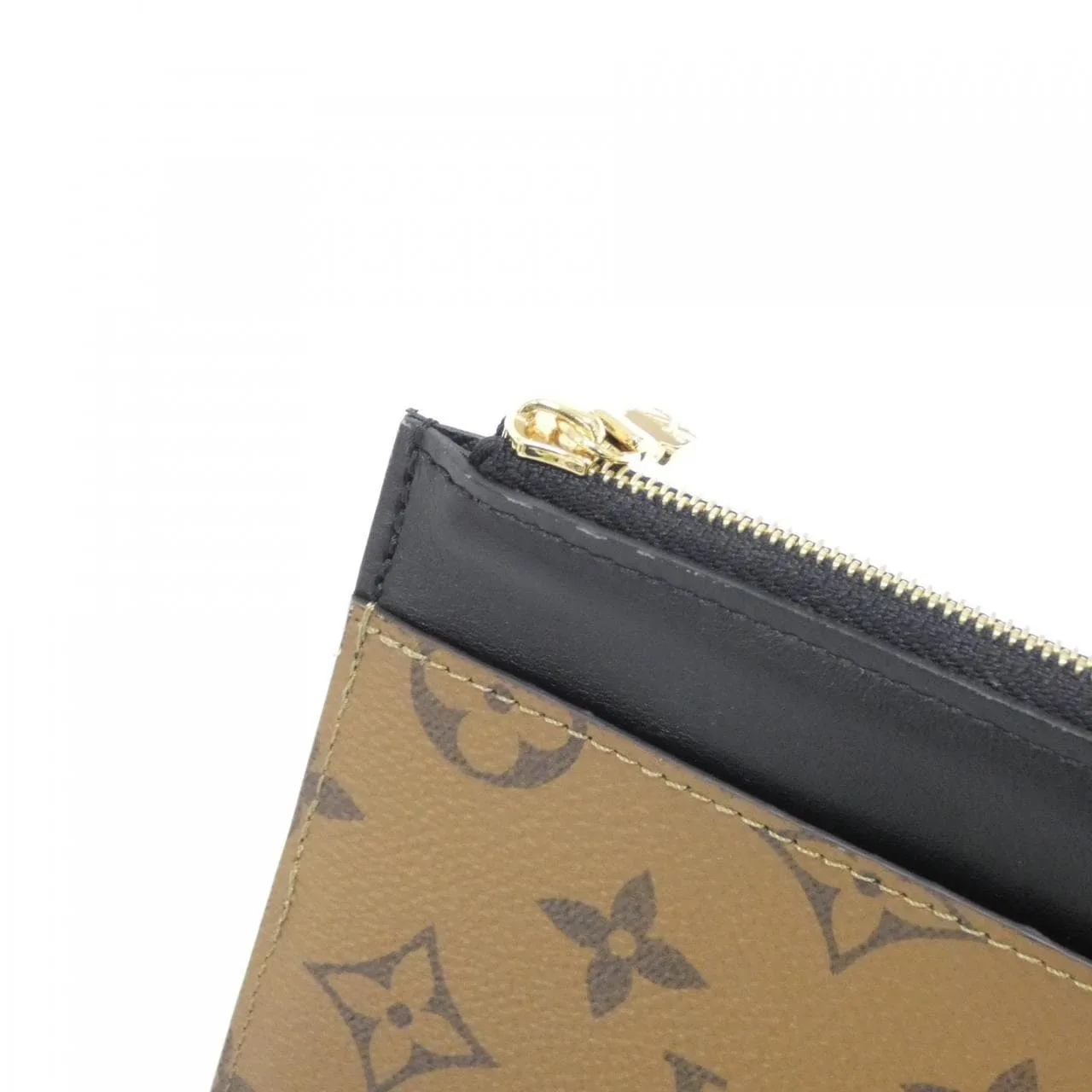 LOUIS VUITTON M80390 Wallet Monogram 黑色 Monogram 中古品A - 縮圖 5