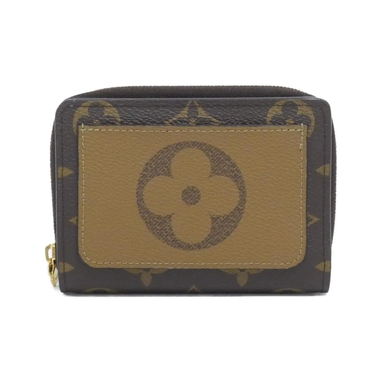 LOUIS VUITTON M81461 Wallet Monogram 黑色 Monogram 中古品A - 縮圖 2