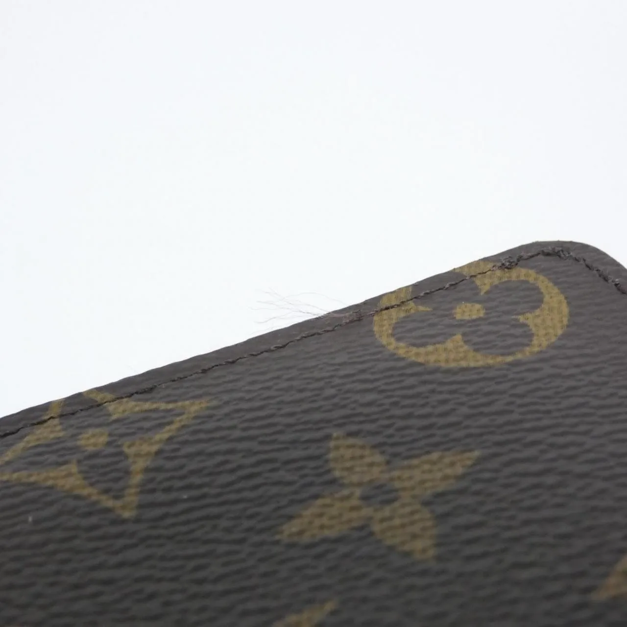 LOUIS VUITTON M81461 Wallet Monogram 黑色 Monogram 中古品A - 縮圖 3