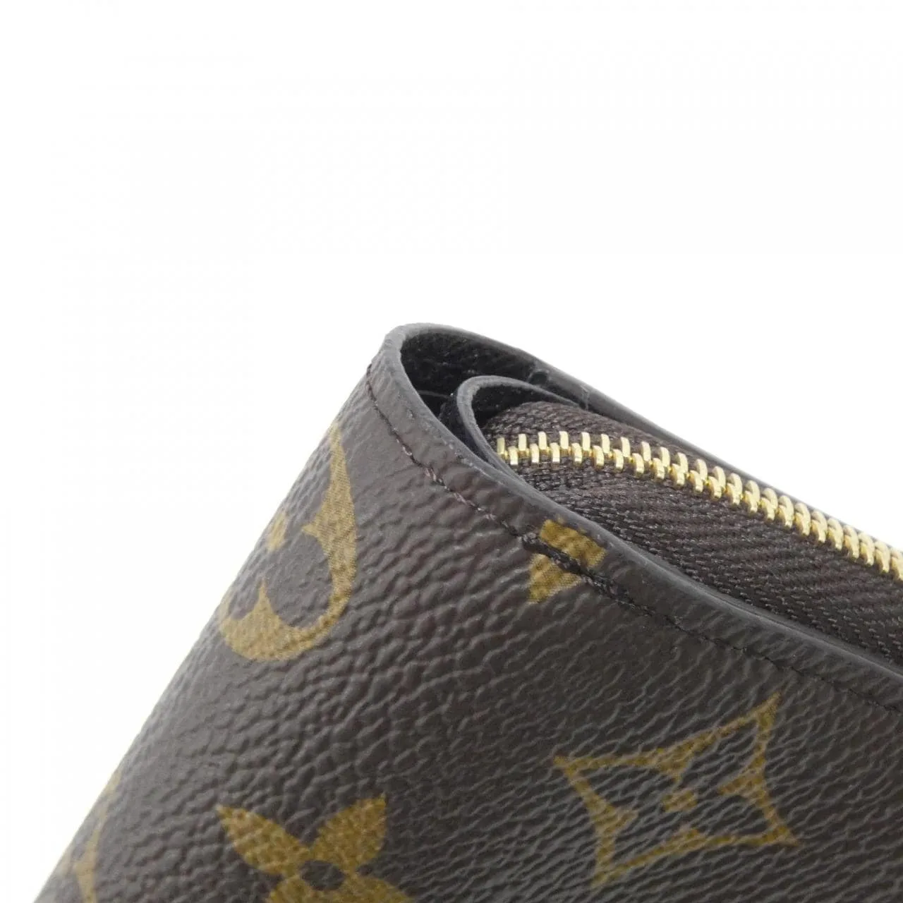 LOUIS VUITTON M81461 Wallet Monogram 黑色 Monogram 中古品A - 縮圖 4