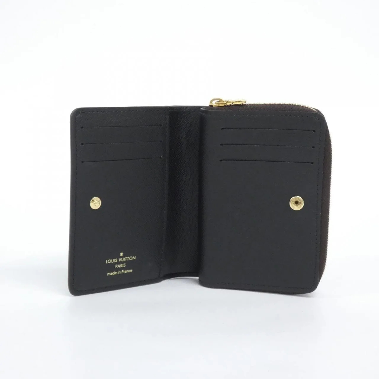 LOUIS VUITTON M81461 Wallet Monogram 黑色 Monogram 中古品A - 縮圖 5