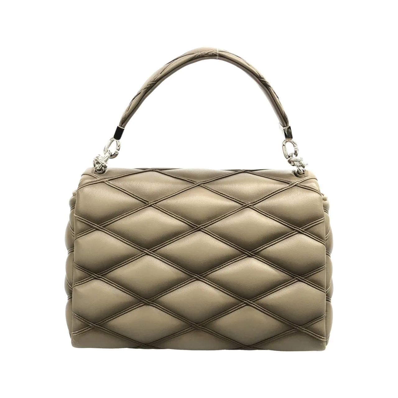 LOUIS VUITTON GO-14 M23045 Shoulder Lambskin Taupe Lambskin Rank A - Thumbnail 2