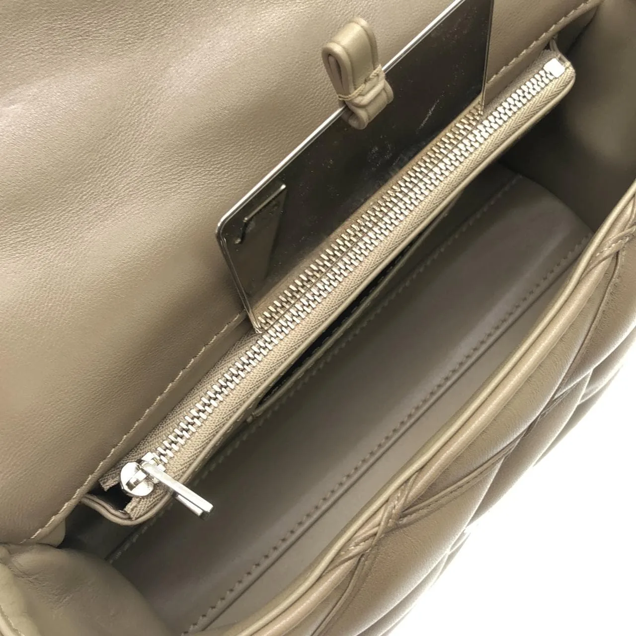 LOUIS VUITTON GO-14 M23045 Shoulder Lambskin Taupe Lambskin Rank A - Thumbnail 8