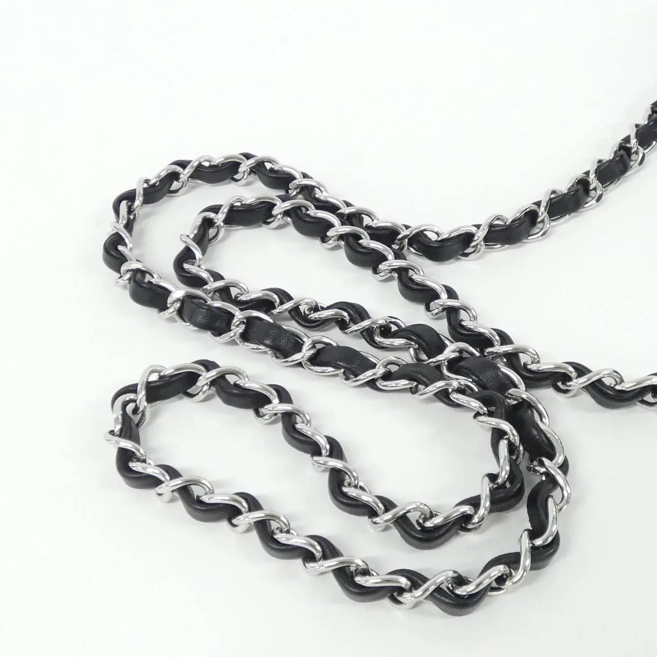 CHANEL Matelasse 35200 Shoulder Lambskin 黑色 羊皮 中古品A - 縮圖 4